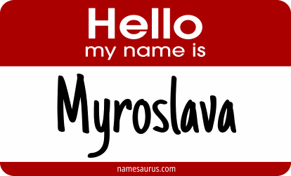 Hello my name is Myroslava png download