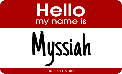 Hello my name is Myssiah png download