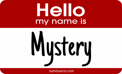 Hello my name is Mystery png download