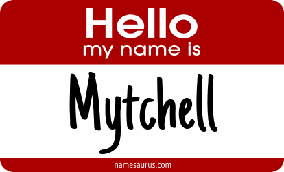 Hello my name is Mytchell png download