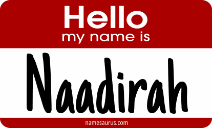 Hello my name is Naadirah png download