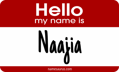 Hello my name is Naajia png download