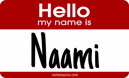 Hello my name is Naami png download