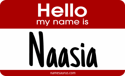 Hello my name is Naasia png download