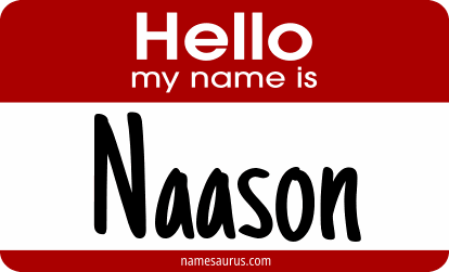 Hello my name is Naason png download