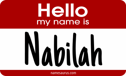 Hello my name is Nabilah png download