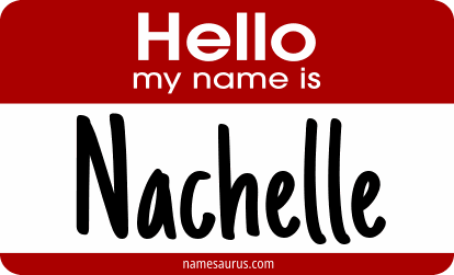Hello my name is Nachelle png download