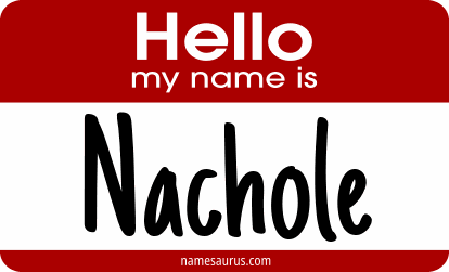 Hello my name is Nachole png download