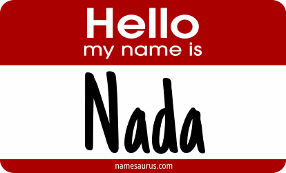 Hello my name is Nada png download