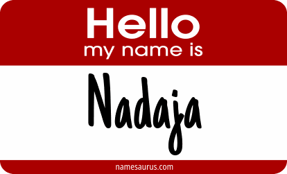 Hello my name is Nadaja png download