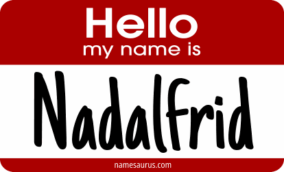 Hello my name is Nadalfrid png download