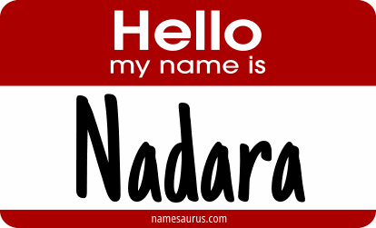 Hello my name is Nadara png download