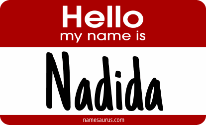 Hello my name is Nadida png download