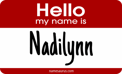 Hello my name is Nadilynn png download