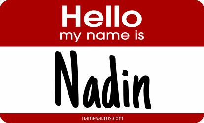 Hello my name is Nadin png download