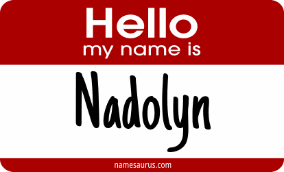 Hello my name is Nadolyn png download