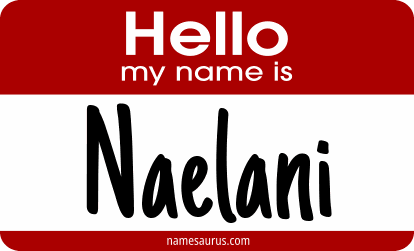 Hello my name is Naelani png download