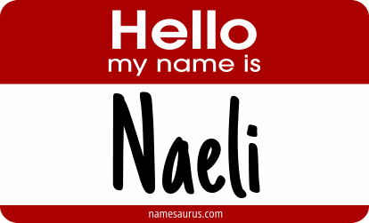 Hello my name is Naeli png download