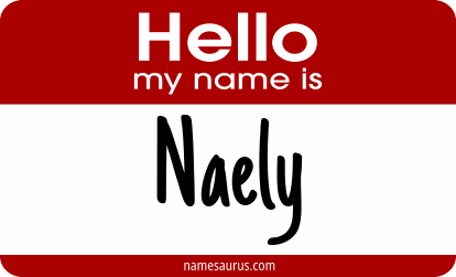 Hello my name is Naely png download