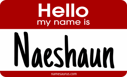 Hello my name is Naeshaun png download