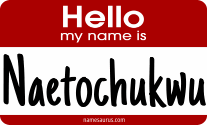 Hello my name is Naetochukwu png download