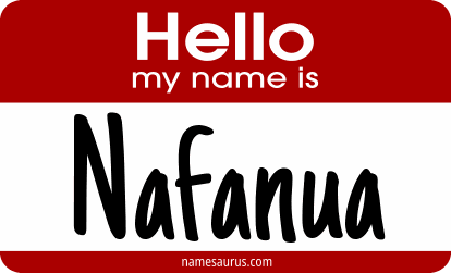 Hello my name is Nafanua png download