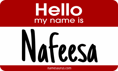 Hello my name is Nafeesa png download