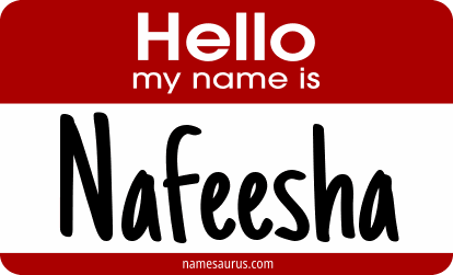 Hello my name is Nafeesha png download