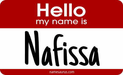 Hello my name is Nafissa png download
