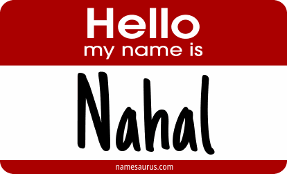 Hello my name is Nahal png download