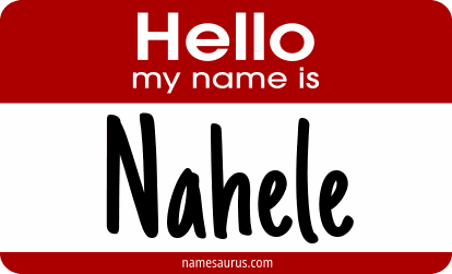 Hello my name is Nahele png download