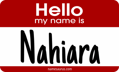 Hello my name is Nahiara png download