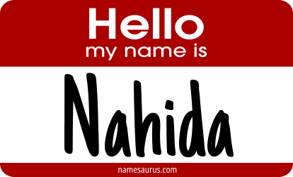 Hello my name is Nahida png download