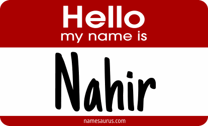 Hello my name is Nahir png download