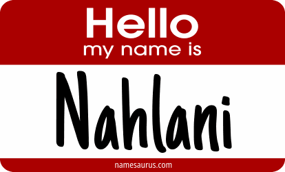 Hello my name is Nahlani png download