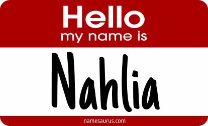 Hello my name is Nahlia png download