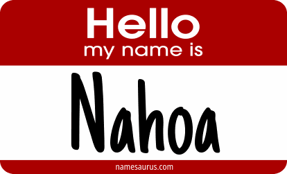 Hello my name is Nahoa png download