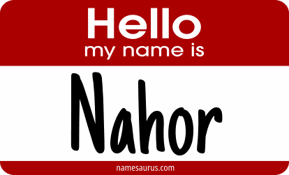 Hello my name is Nahor png download