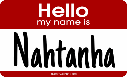 Hello my name is Nahtanha png download