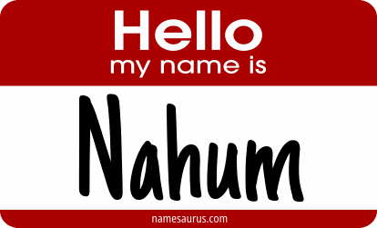 Hello my name is Nahum png download