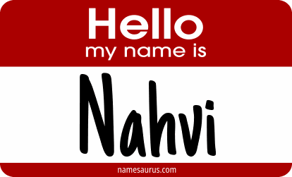 Hello my name is Nahvi png download