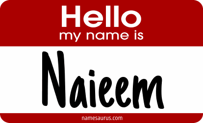 Hello my name is Naieem png download