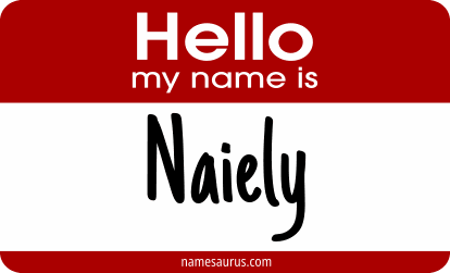 Hello my name is Naiely png download