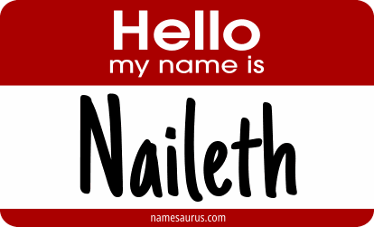 Hello my name is Naileth png download