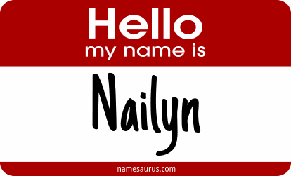 Hello my name is Nailyn png download