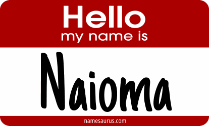 Hello my name is Naioma png download