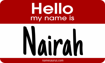 Hello my name is Nairah png download