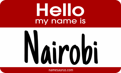 Hello my name is Nairobi png download