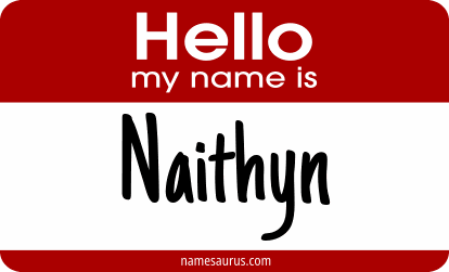 Hello my name is Naithyn png download