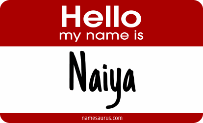 Hello my name is Naiya png download
